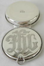 Sterling silver gilt Communion Pyx